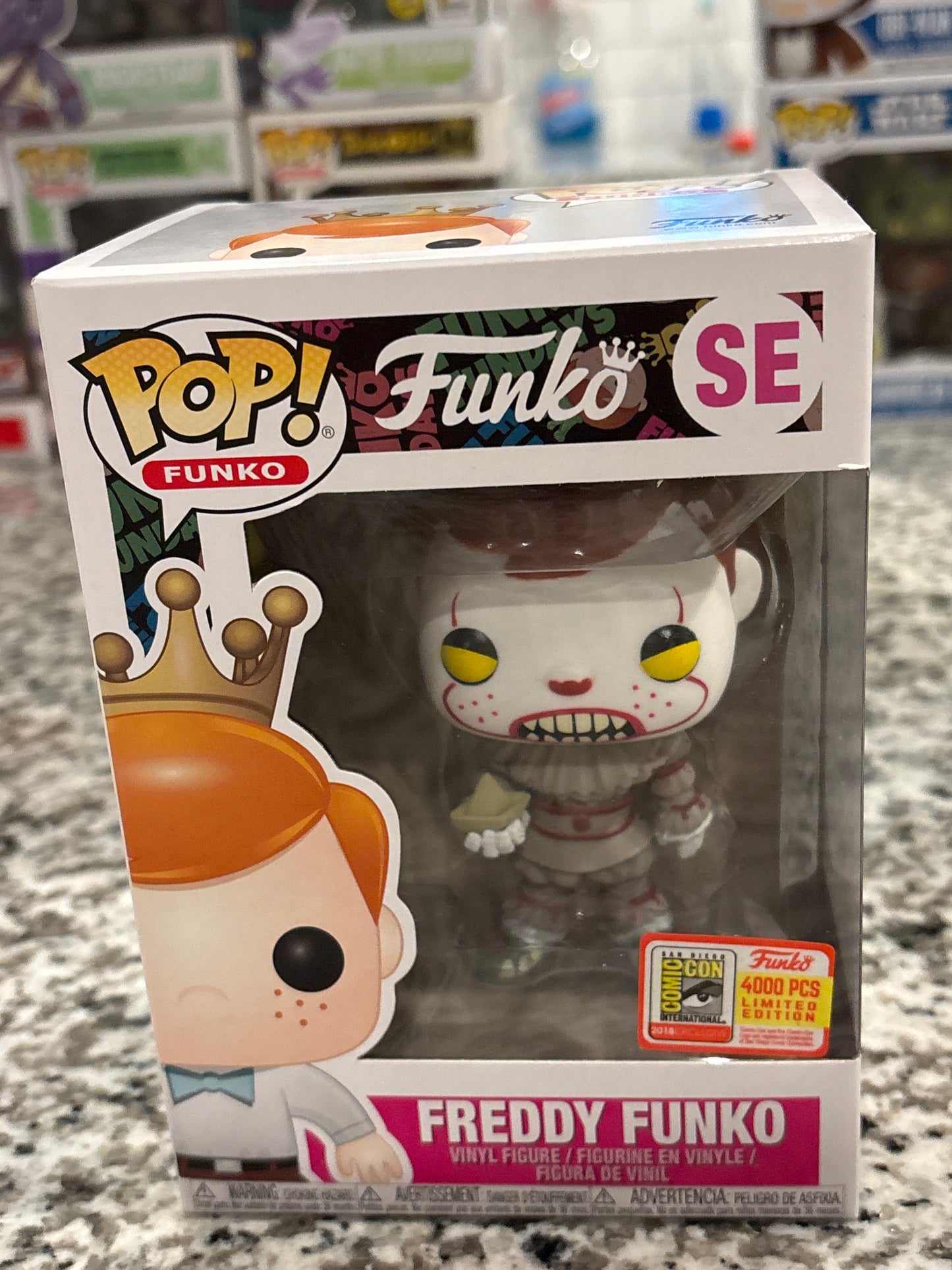 Freddy as Pennywise